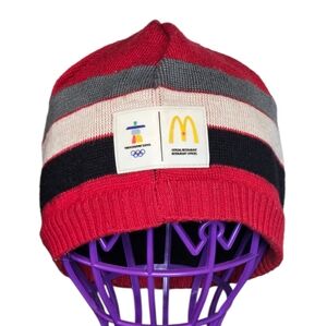 Vancouver 2010 Olympic Beanie McDonald’s Official Licensed Canada Made Knit Hat‎